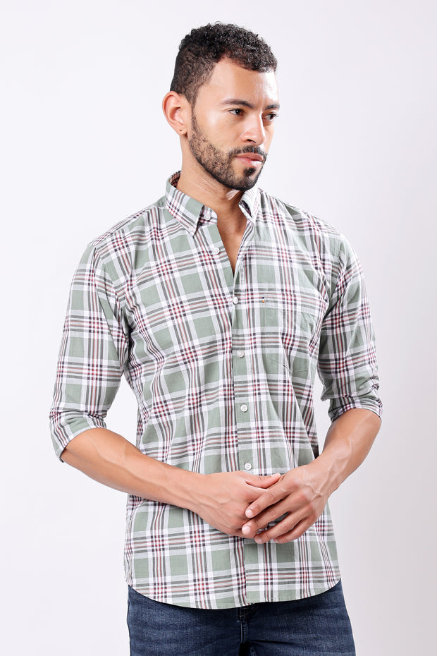 Stylox Full Sleeve Check Shirt