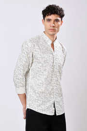 STYLOX FULL SLEEVE PRINTED CASUAL SHIRT