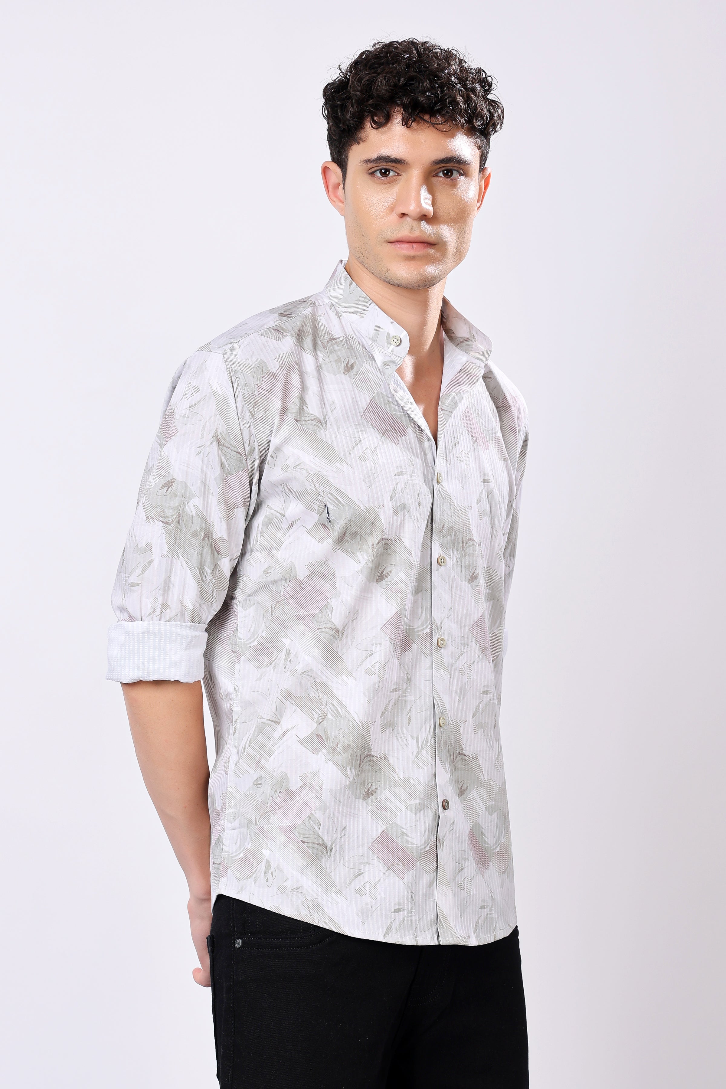 Stylox Full Sleeve Printed Casual Shirt For Men - Stylox
