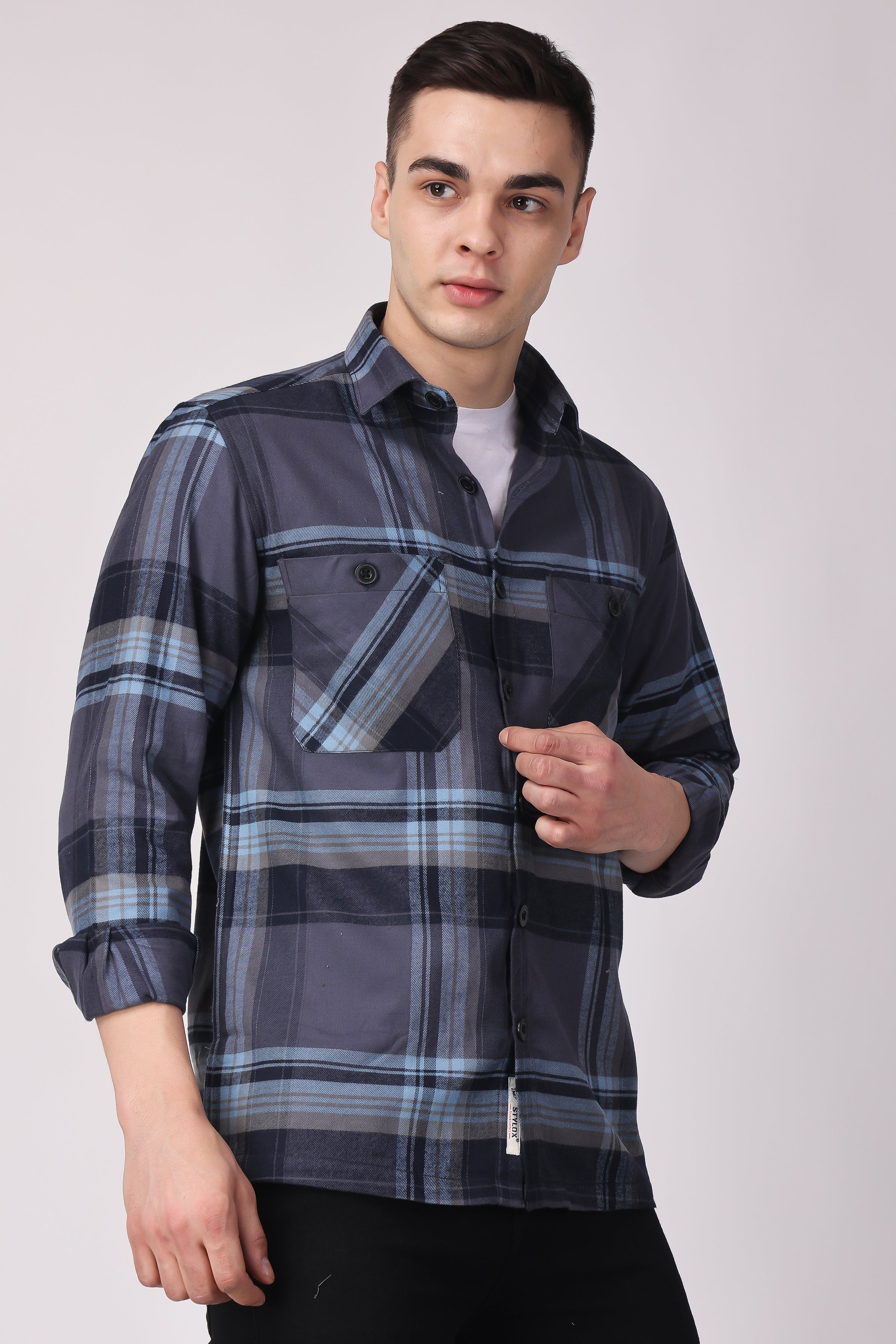 Stylox Men Slim Fit Shirt - 41125 - Stylox