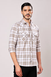 Stylox Men's Full Sleeve Casual Check Shirt