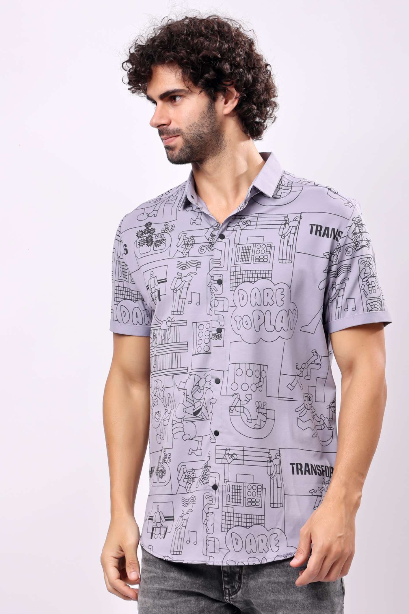 STYLOX OPEN SHIRT | Half Sleeves - Stylox