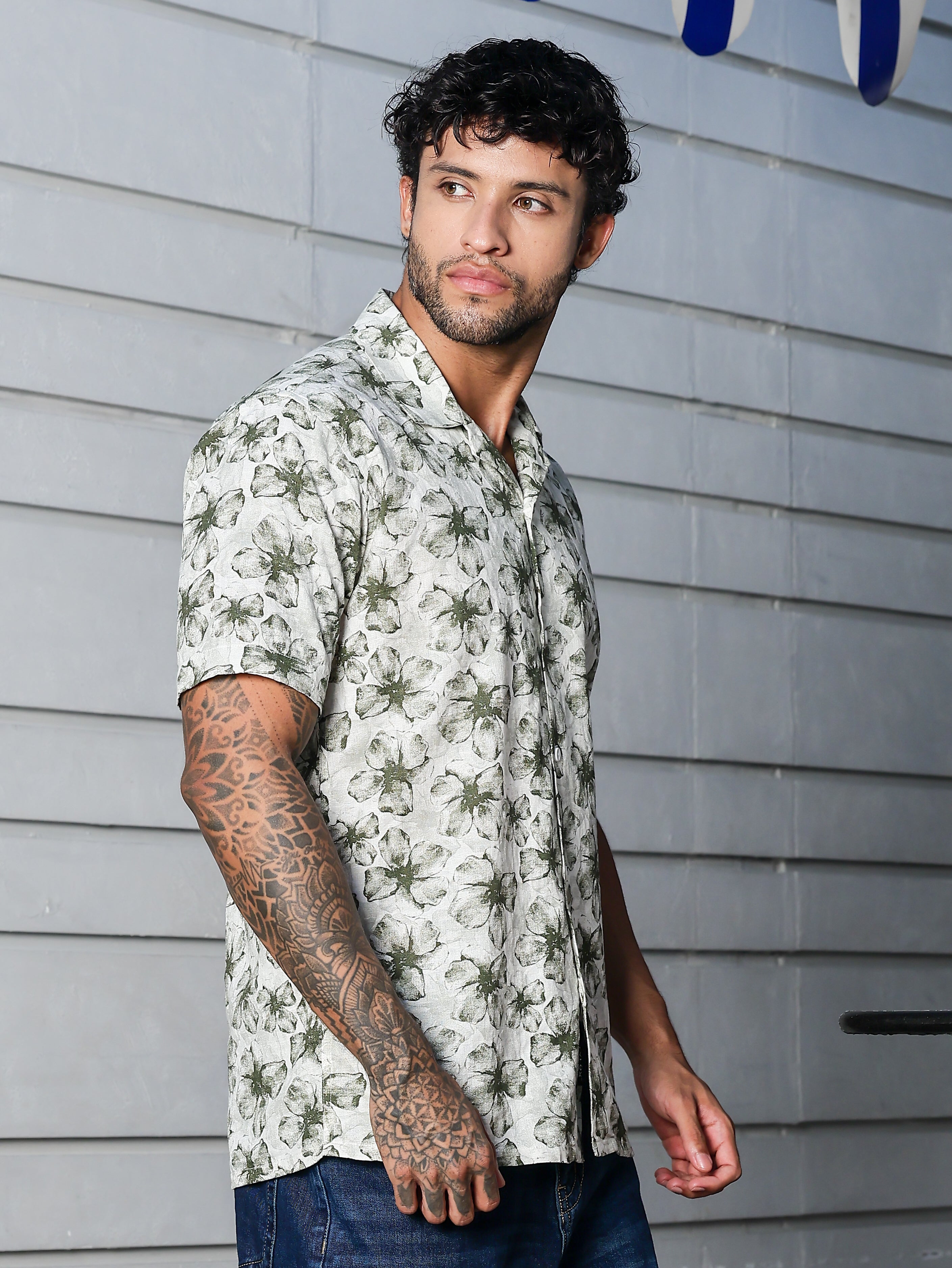 Stylox Half Sleeve Printed Casual Shirt - Stylox