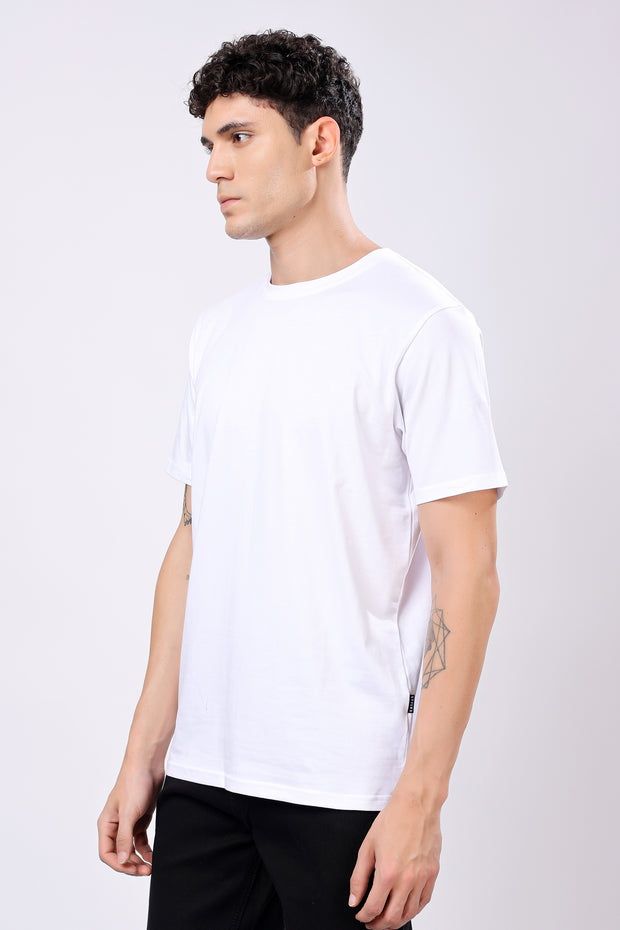 STYLOX Round Neck Solid T-Shirt