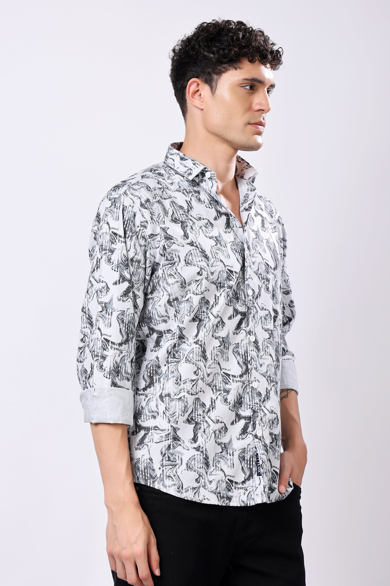 STYLOX Printed Full Sleeve Casual Shirt
