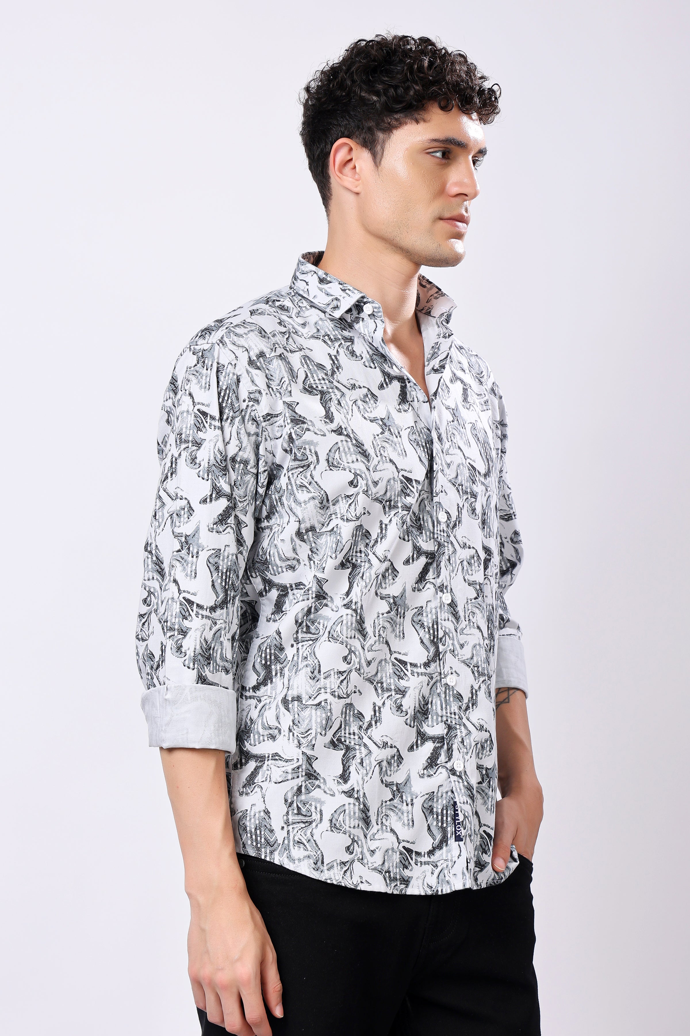 STYLOX Printed Full Sleeve Casual Shirt