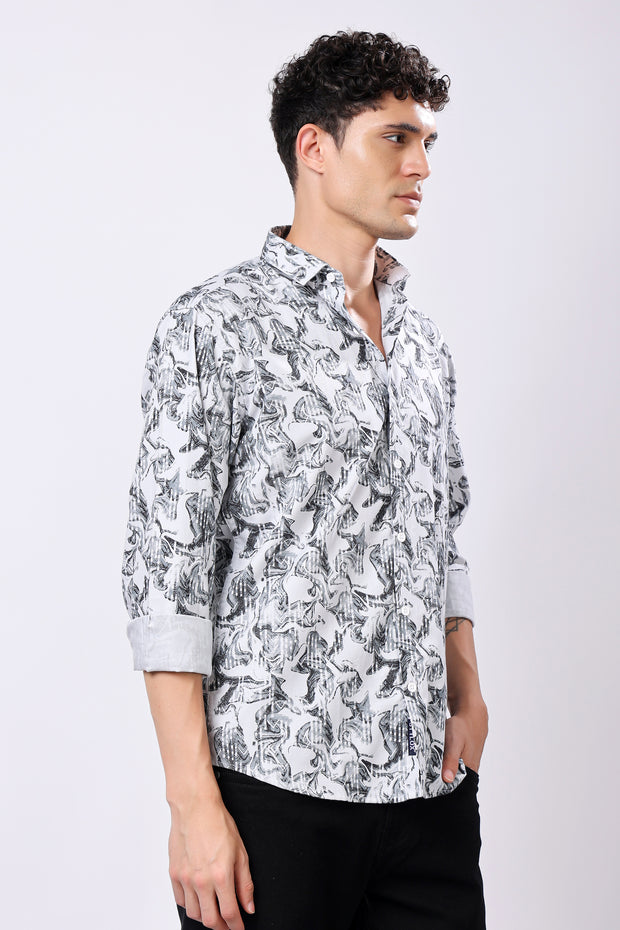 STYLOX Printed Full Sleeve Casual Shirt