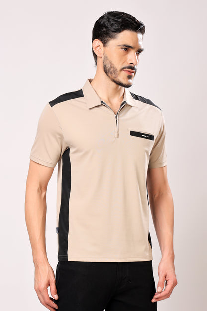Stylox Polo Neck Casual T-Shirt For Men