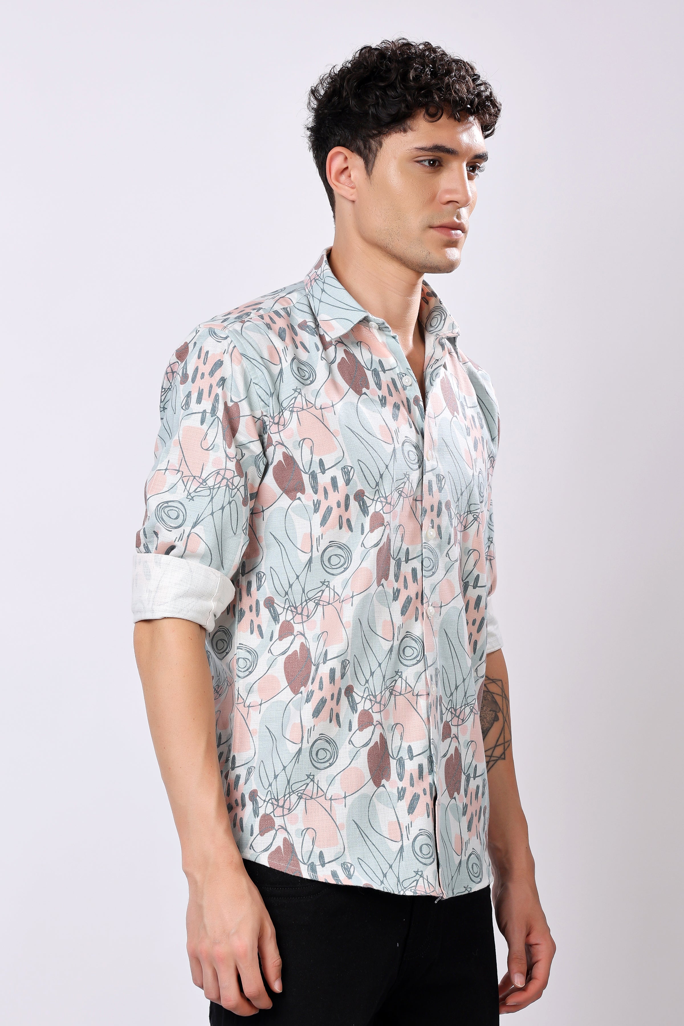 Stylox Printed Full Sleeve Shirt - Stylox