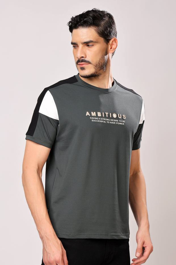 Stylox Men's Round Neck Casual Printed T-Shirt