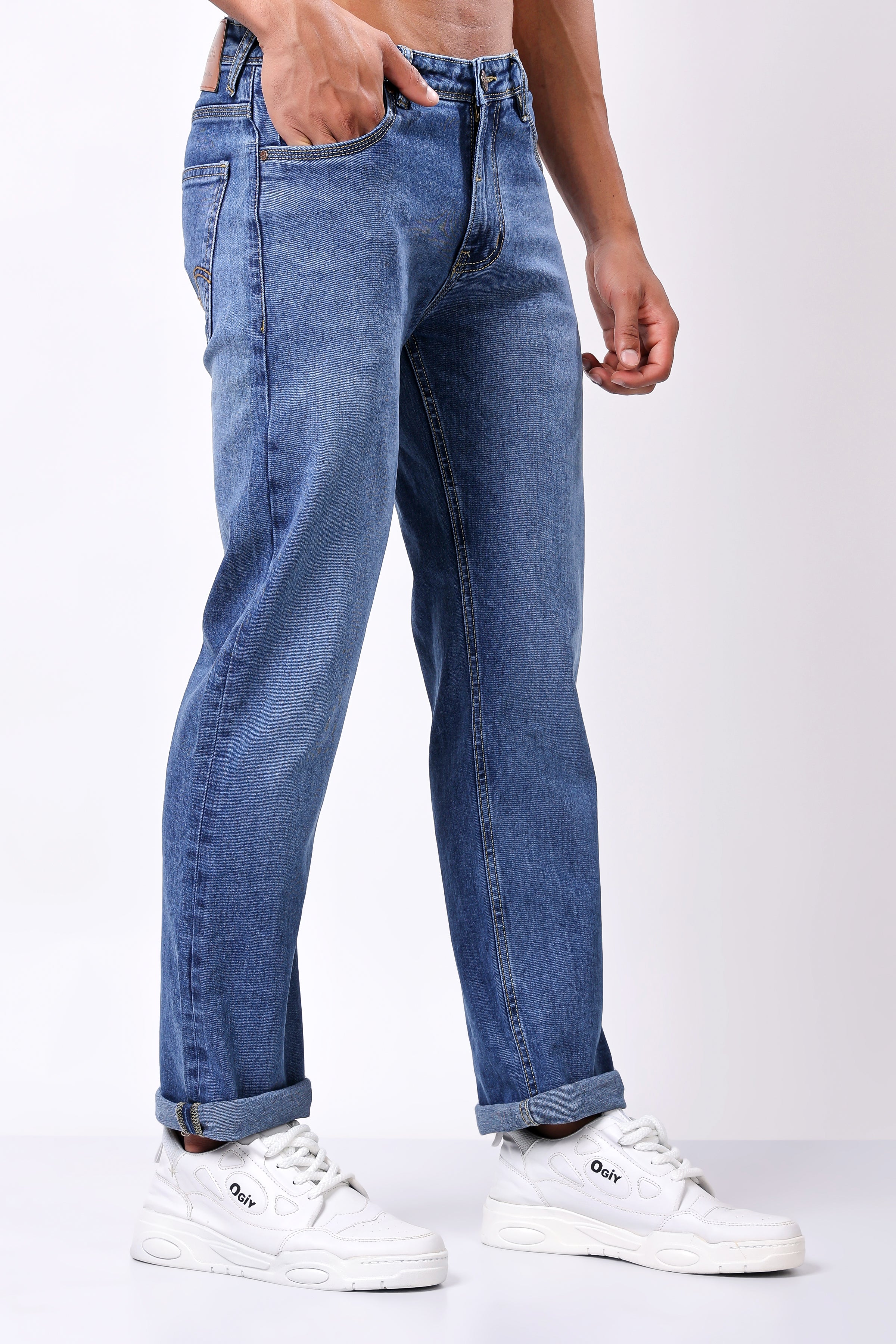 Stylox Comfort Fit Denim Jeans for Men's - Stylox