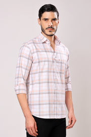 Stylox Men's Casual Full Sleeve Check Shirt