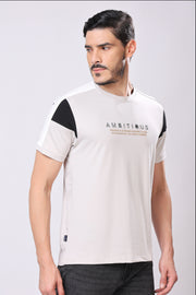 Stylox Men's Round Neck Casual Printed T-Shirt