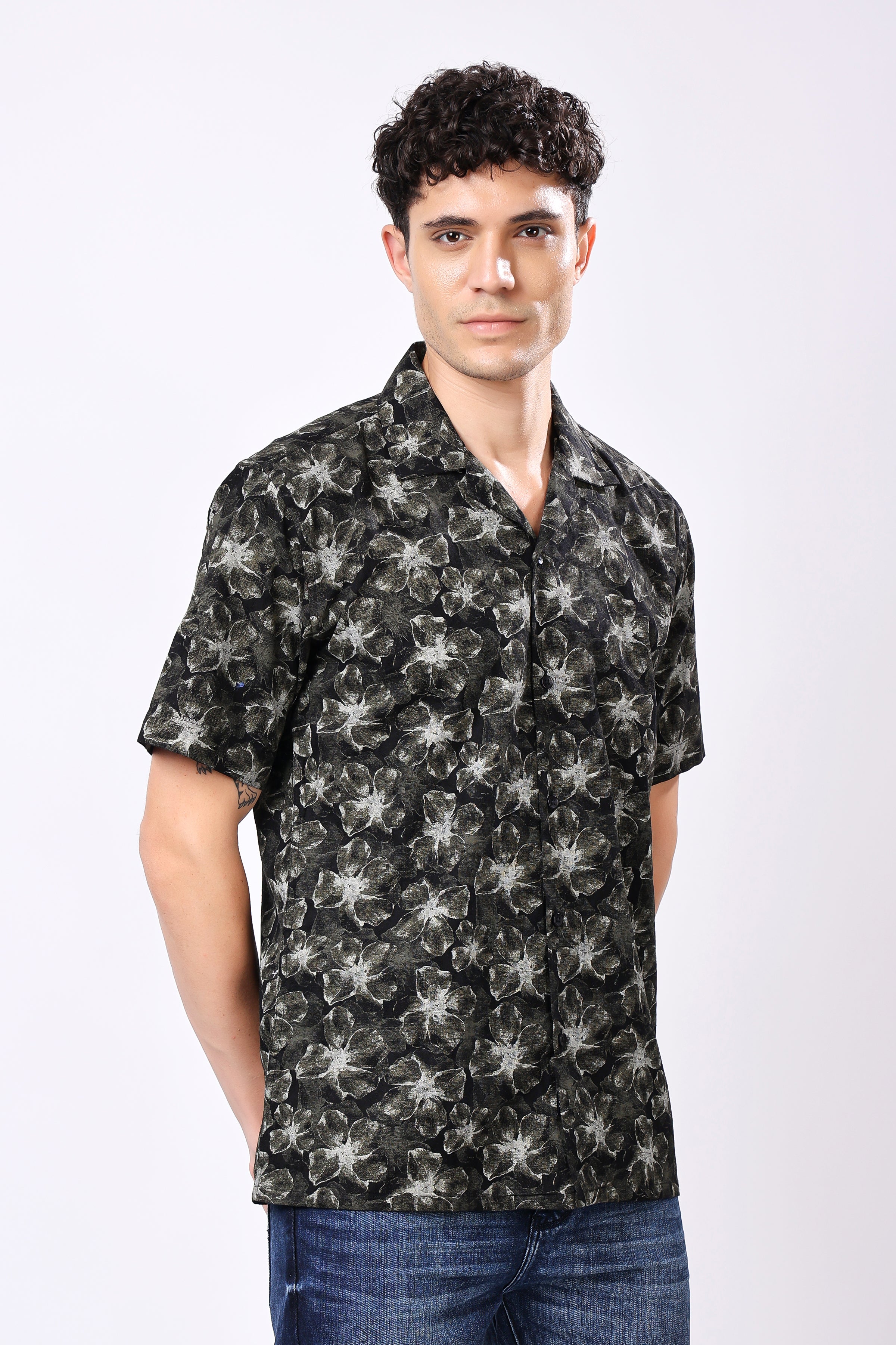 Stylox Half Sleeve Printed Casual Shirt - Stylox