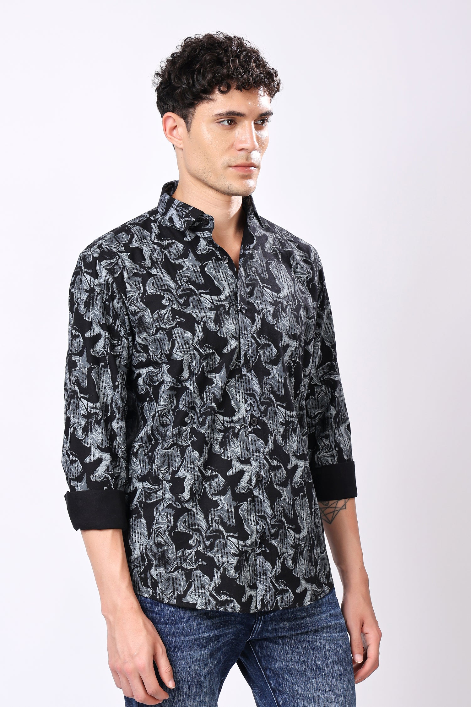 STYLOX Printed Full Sleeve Casual Shirt