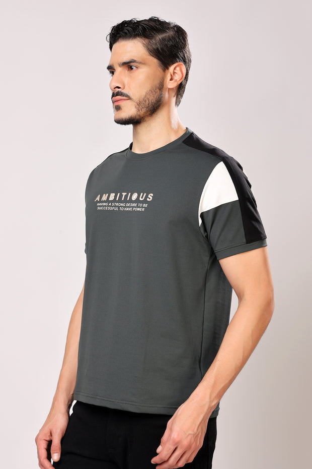 Stylox Men's Round Neck Casual Printed T-Shirt
