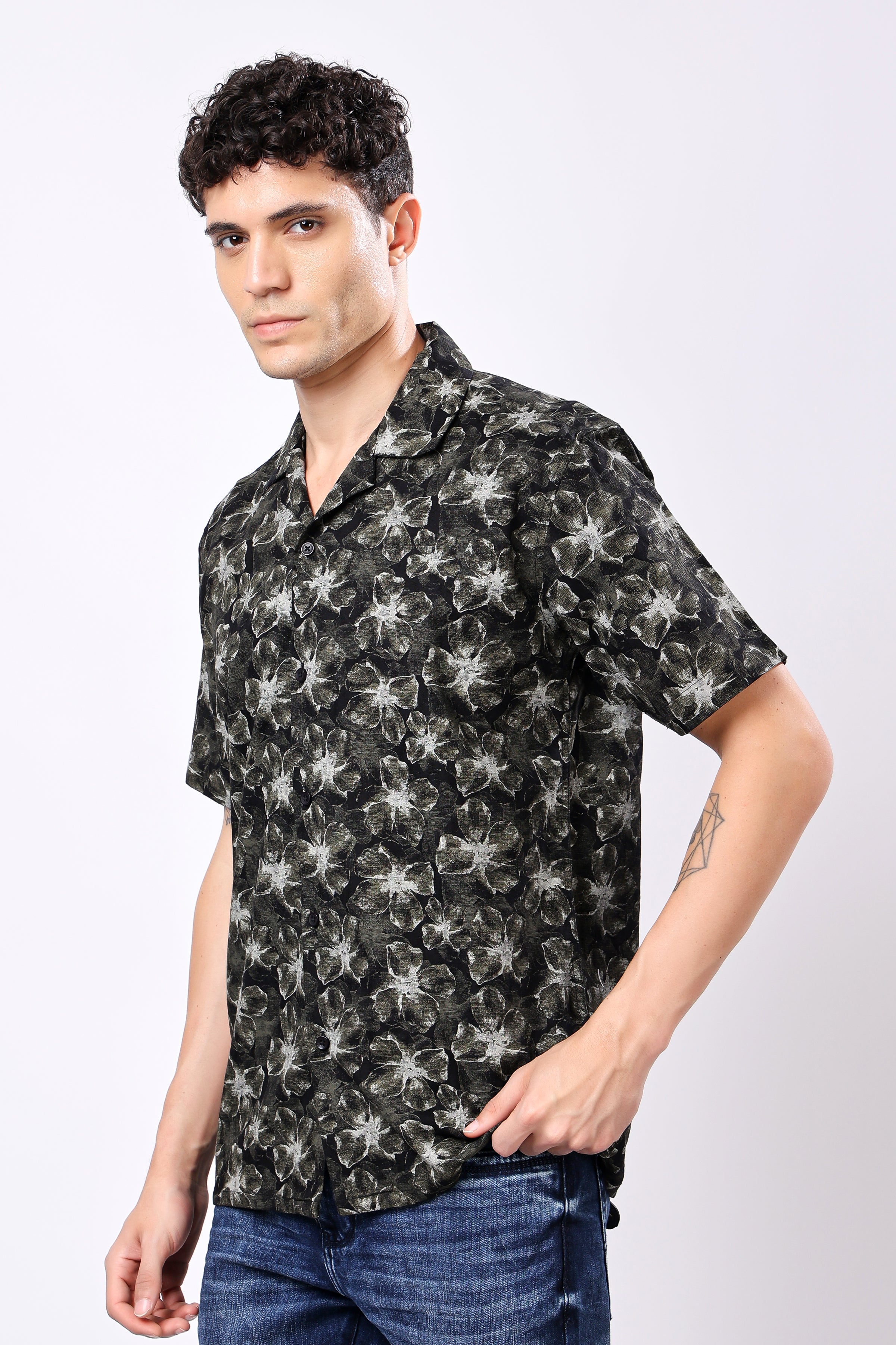 Stylox Half Sleeve Printed Casual Shirt - Stylox