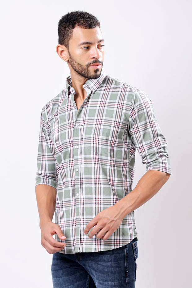 Stylox Full Sleeve Check Shirt