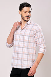 Stylox Men's Casual Full Sleeve Check Shirt