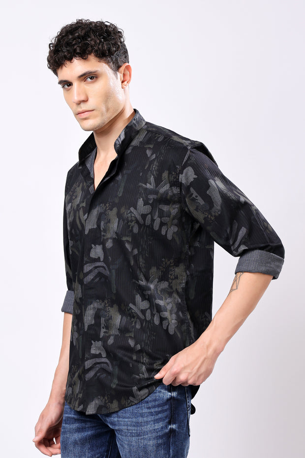 Stylox Printed Full Sleeve Casual Shirt For Men
