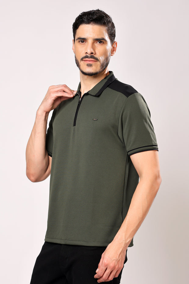 Stylox Men's Polo Neck T-Shirt