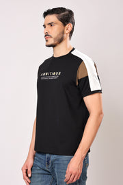 Stylox Men's Round Neck Casual Printed T-Shirt