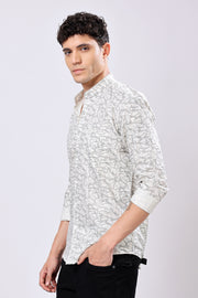 STYLOX FULL SLEEVE PRINTED CASUAL SHIRT