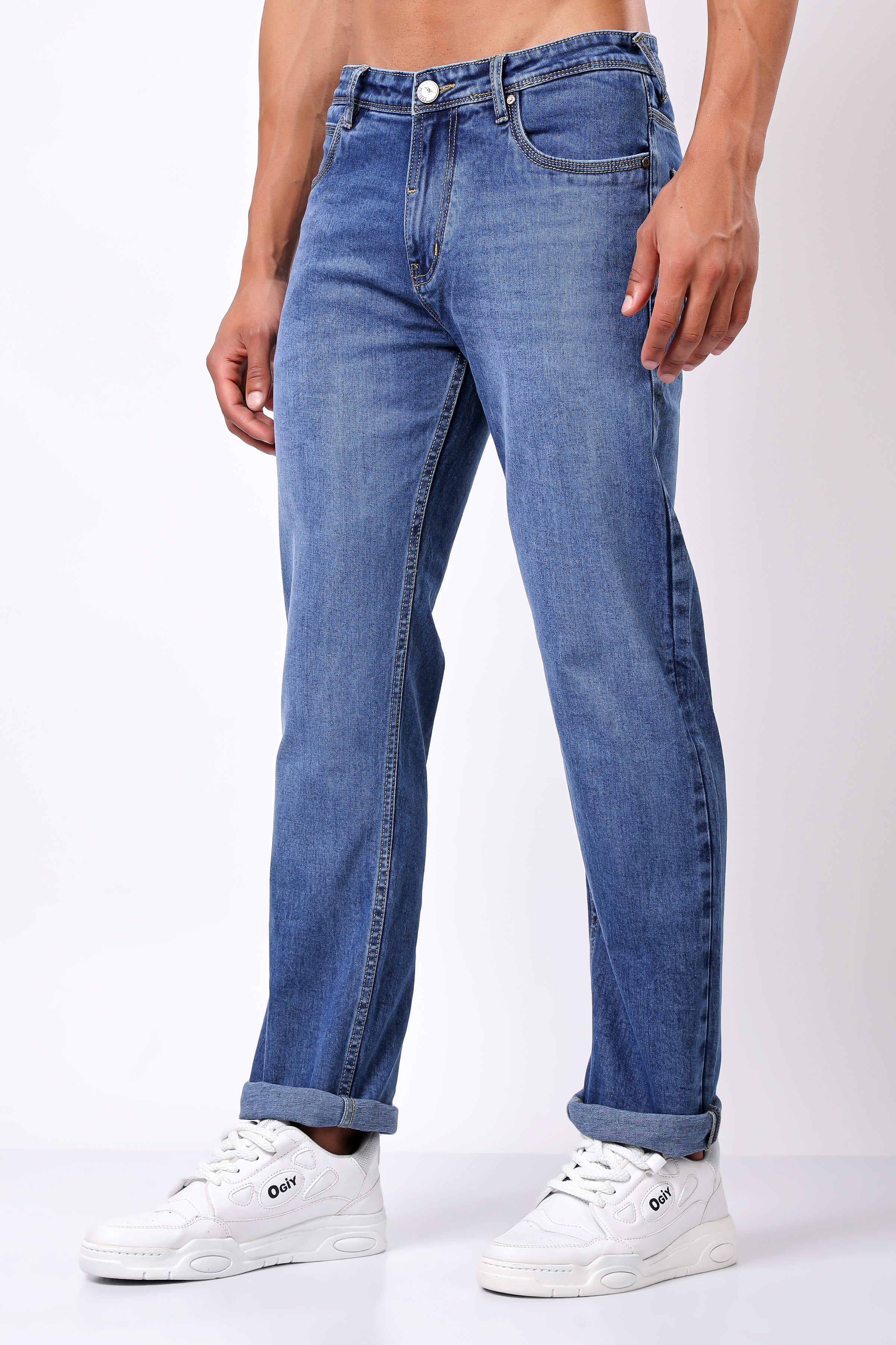 Stylox Comfort Fit Denim Jeans for Men's - Stylox