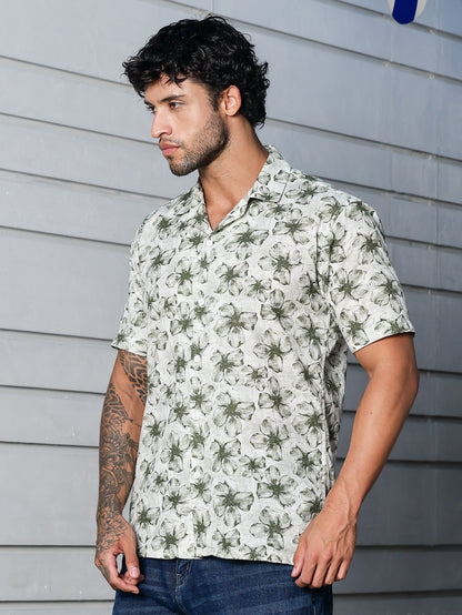 Stylox Half Sleeve Printed Casual Shirt