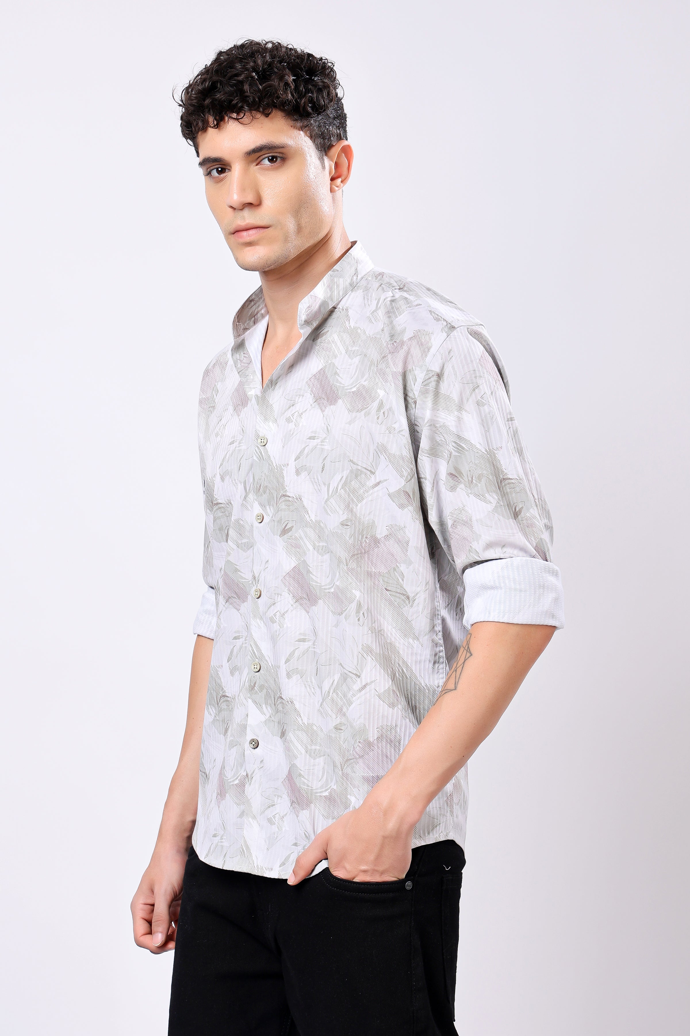 Stylox Full Sleeve Printed Casual Shirt For Men - Stylox