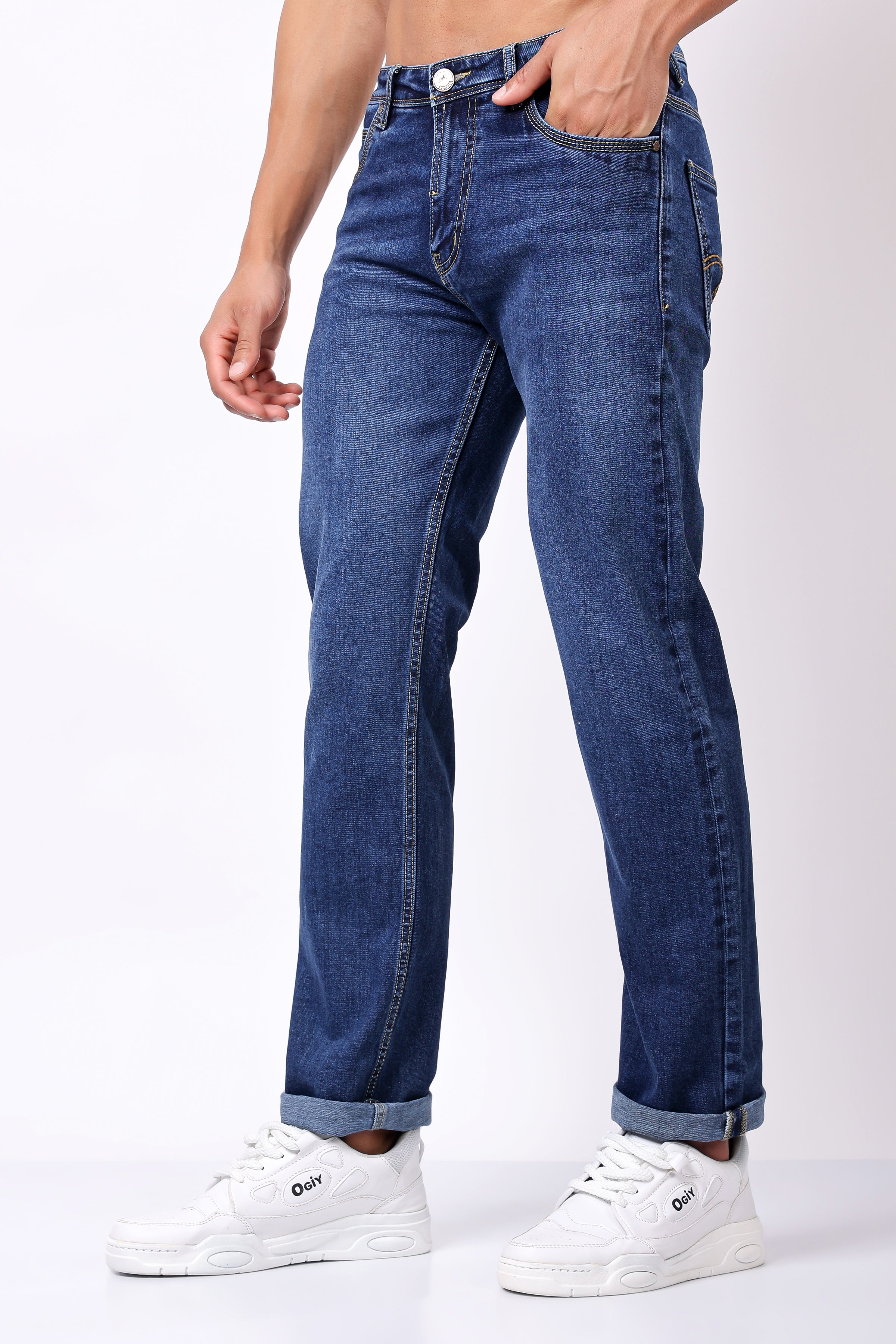 Stylox Comfort Fit Denim Jeans for Men's - Stylox