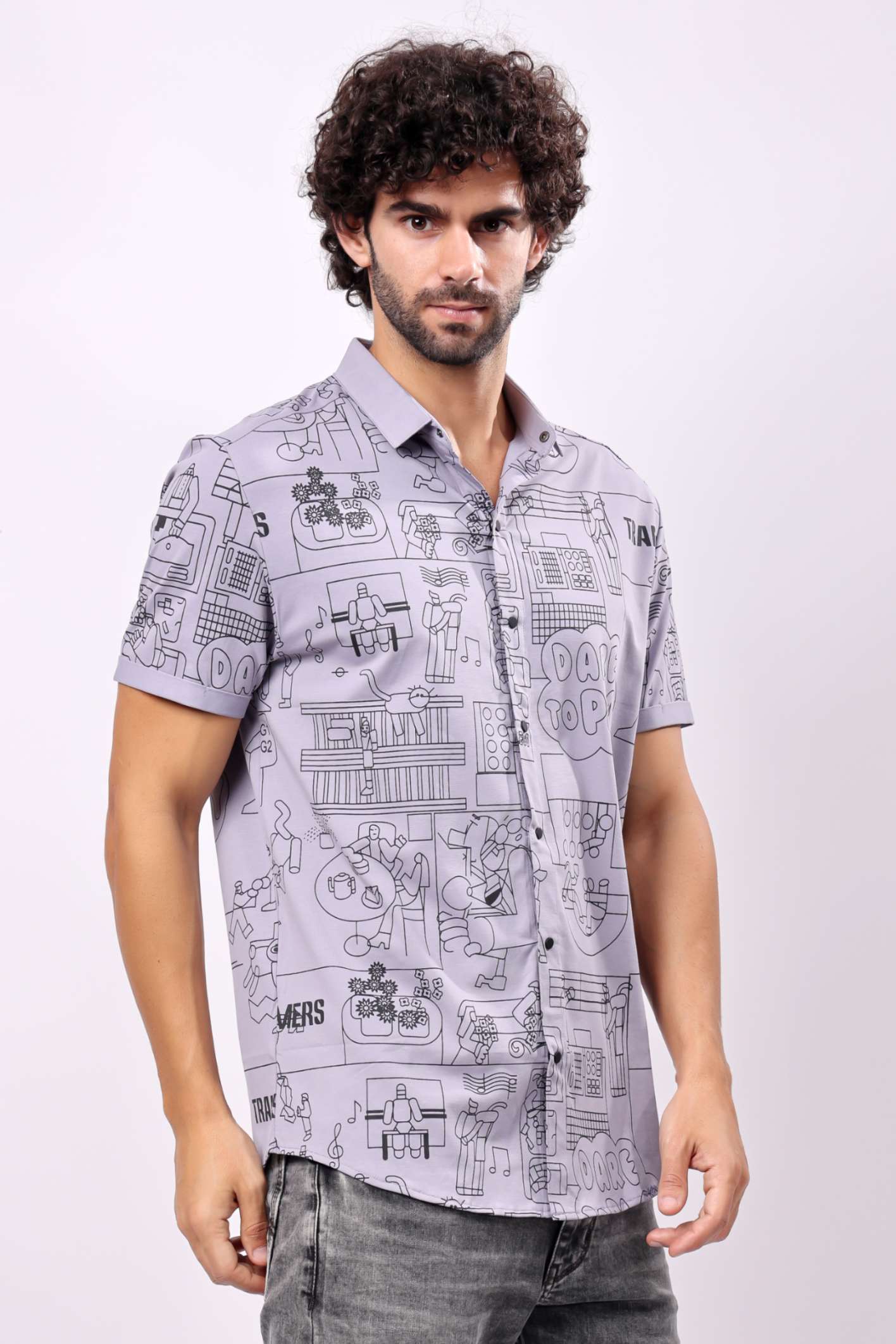 STYLOX OPEN SHIRT | Half Sleeves - Stylox