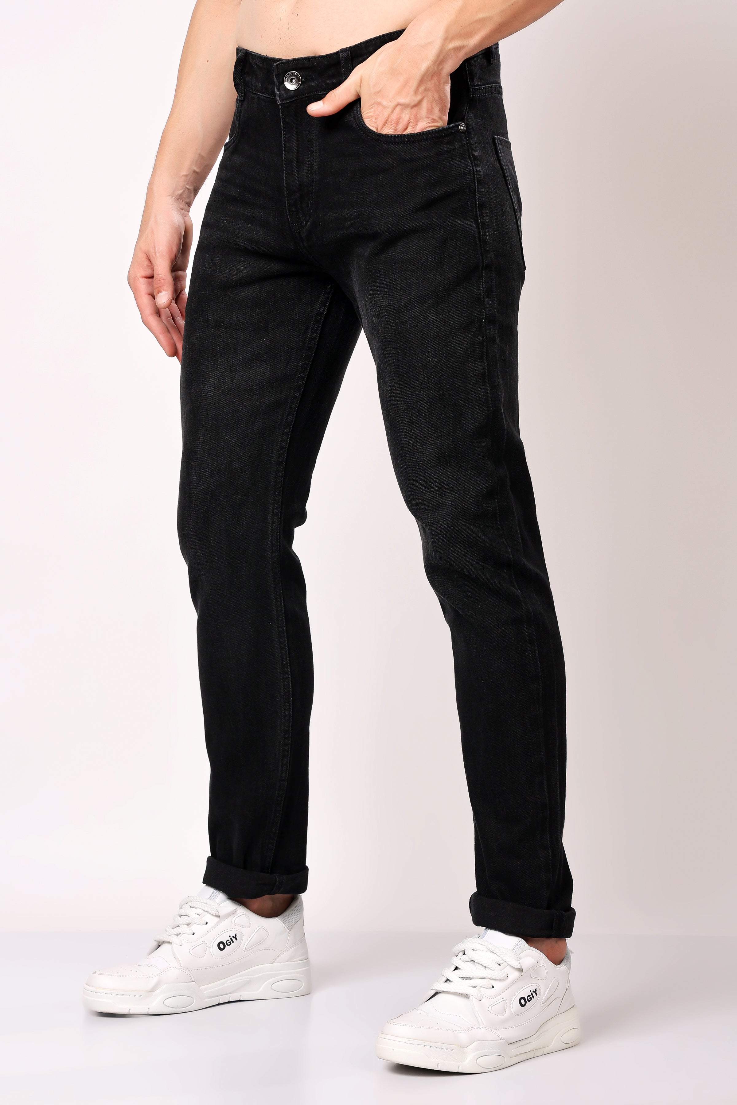 Stylox Slim Fit Casual Denim Jeans for Men - Colors: Grey, Dark Grey & Light Grey |