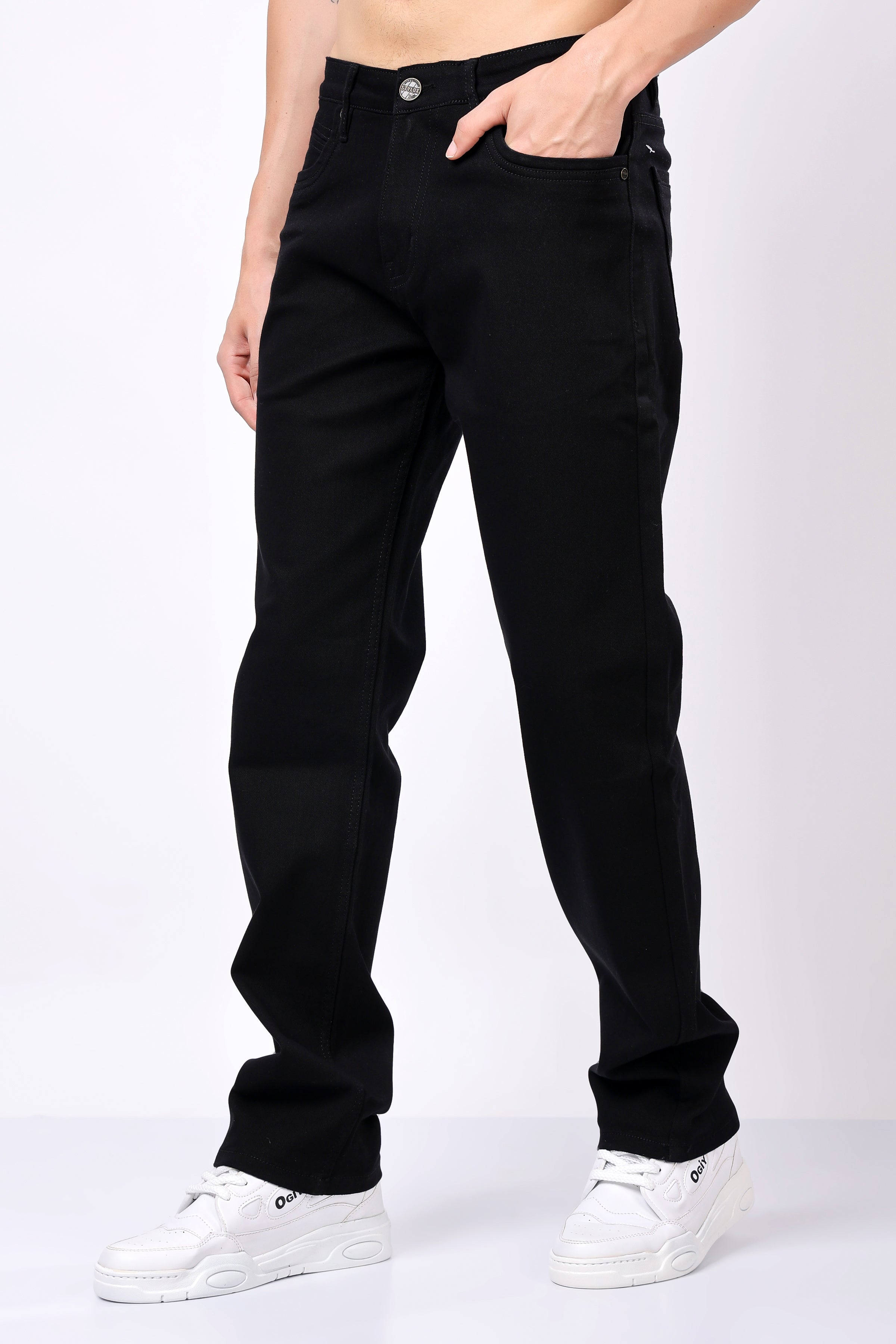 Stylox Men's Comfort Fit Denim Jeans - Stylox