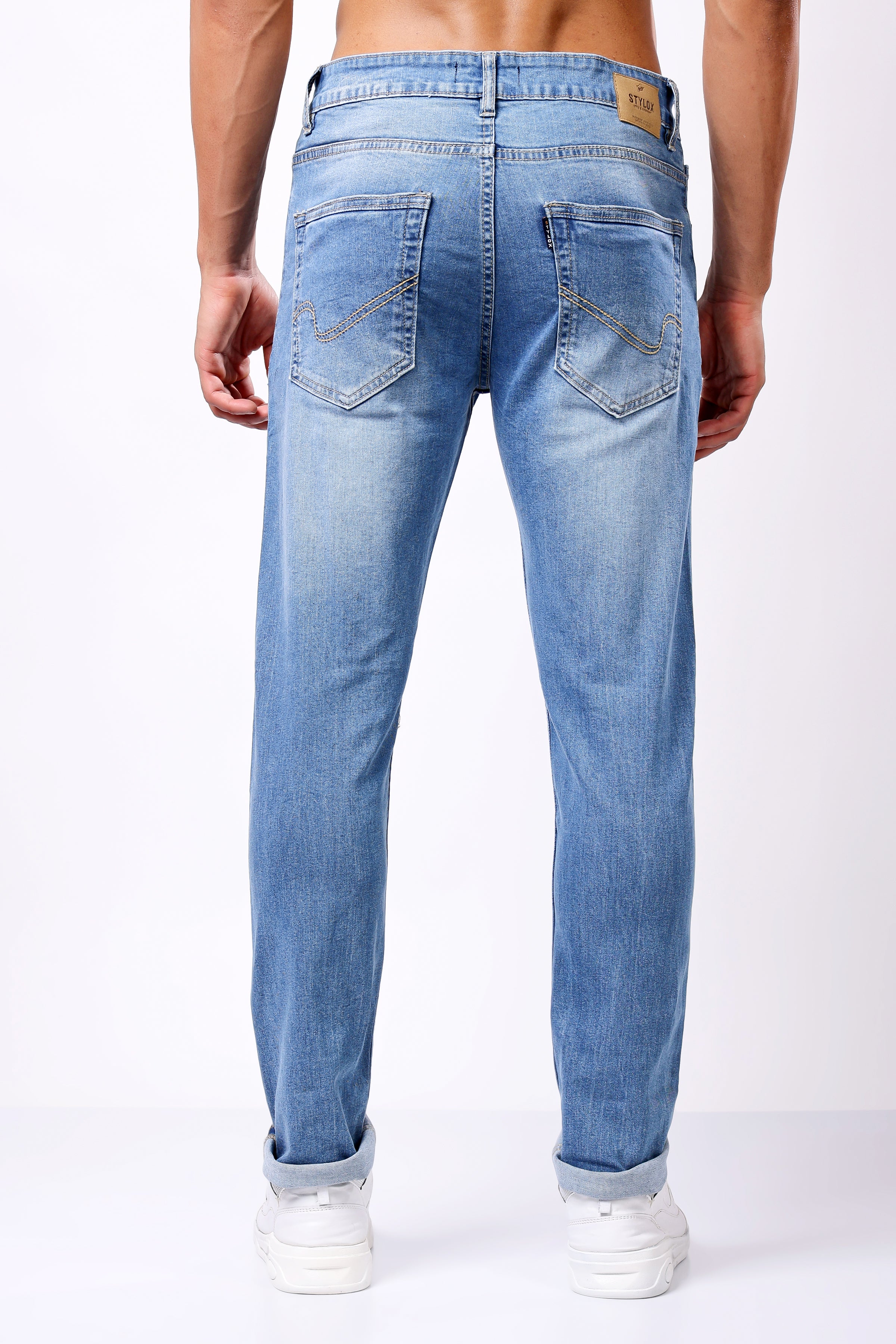 Stylox Slim Fit Denim Jeans - Dark Blue,