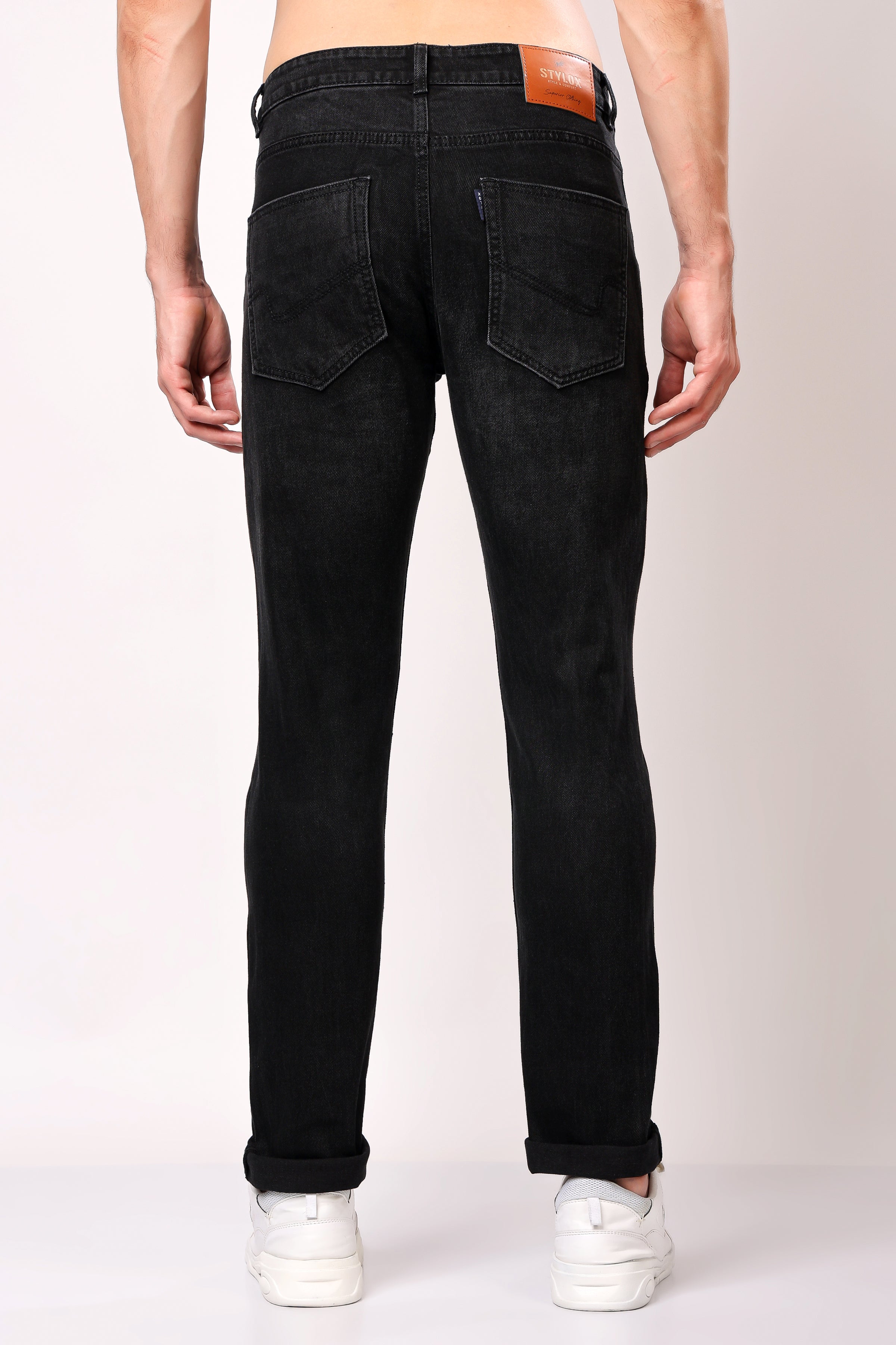 Stylox Slim Fit Casual Denim Jeans for Men - Colors: Grey, Dark Grey & Light Grey |