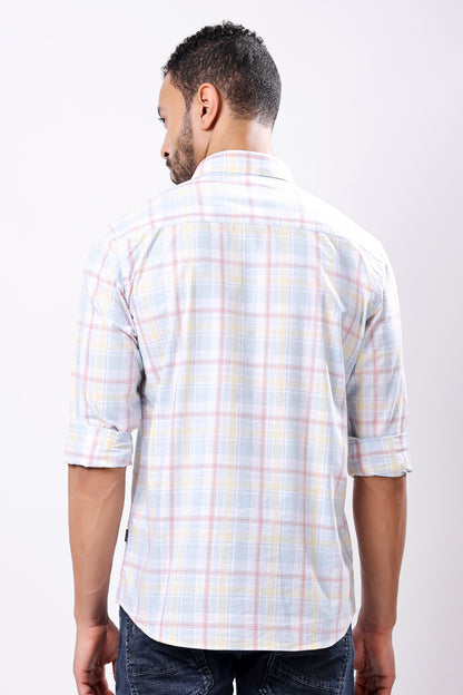 Stylox Men’s Full Sleeve Check Shirt – Regular Fit, Classic Pattern &amp; Comfortable Casual Wear