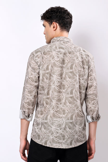 Stylox Printed Full Sleeve Casual Shirt