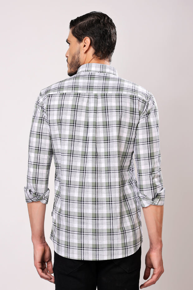 Stylox Casual Check Shirt For Men