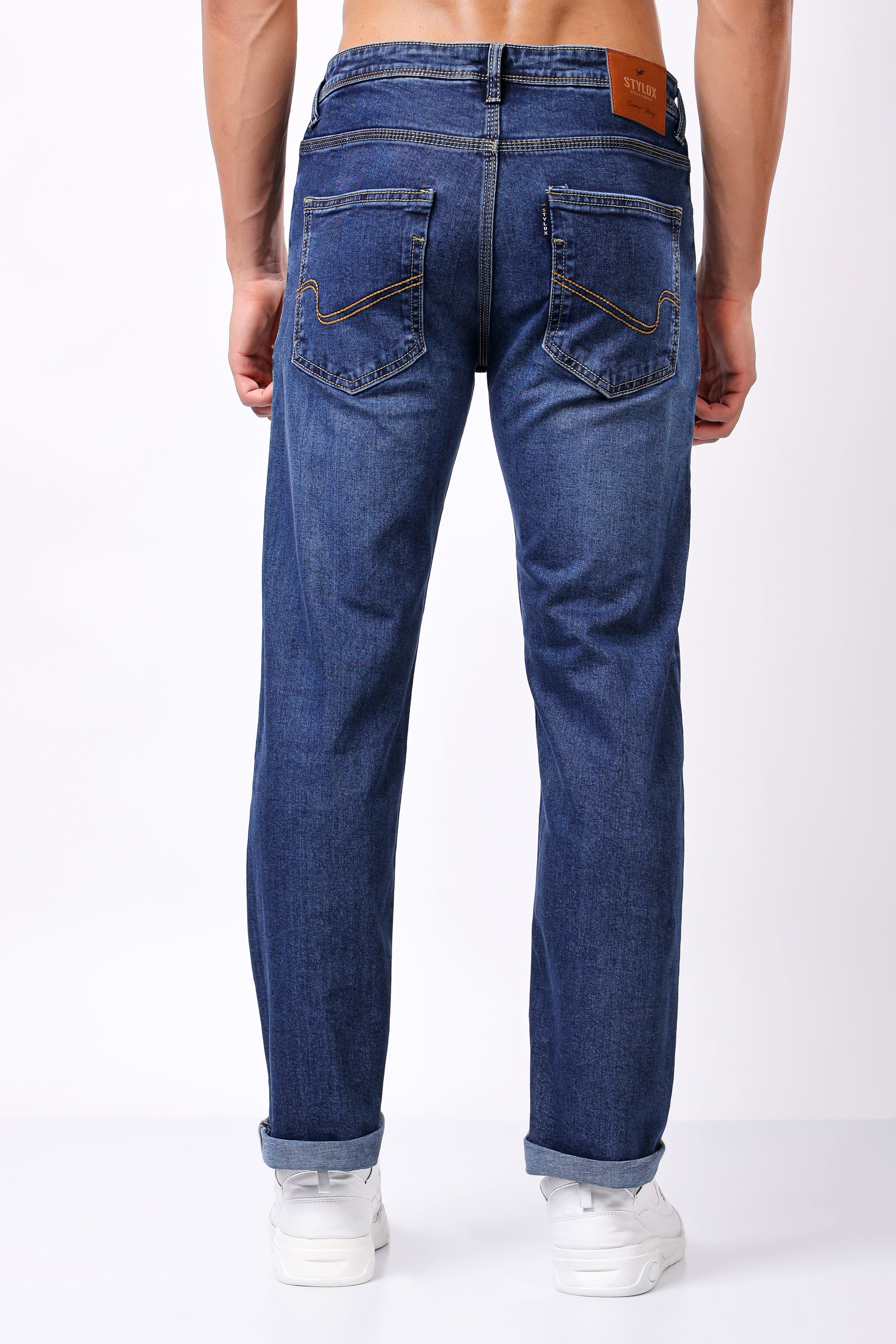 Stylox Comfort Fit Denim Jeans for Men's - Stylox