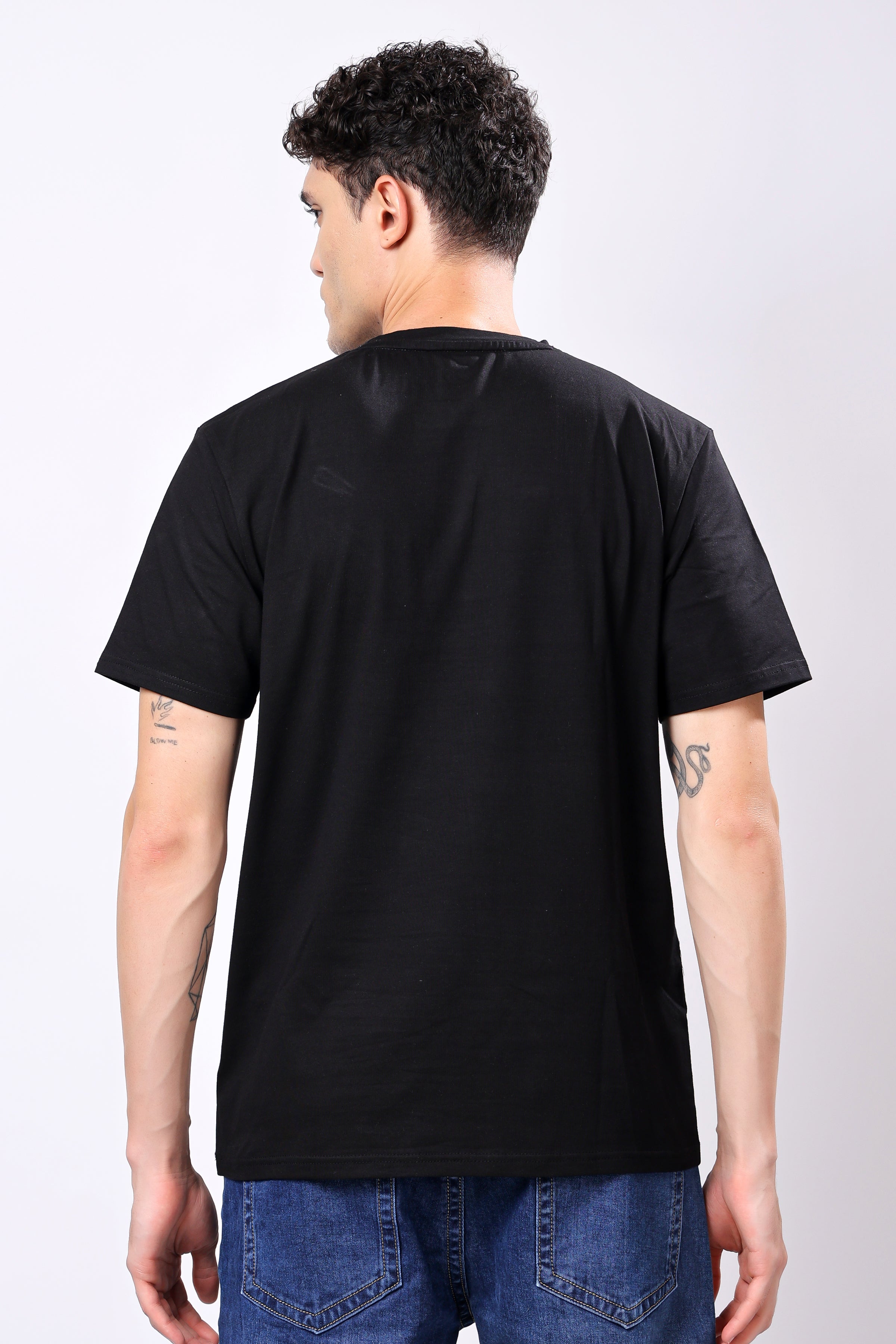 STYLOX Round Neck Solid T-Shirt