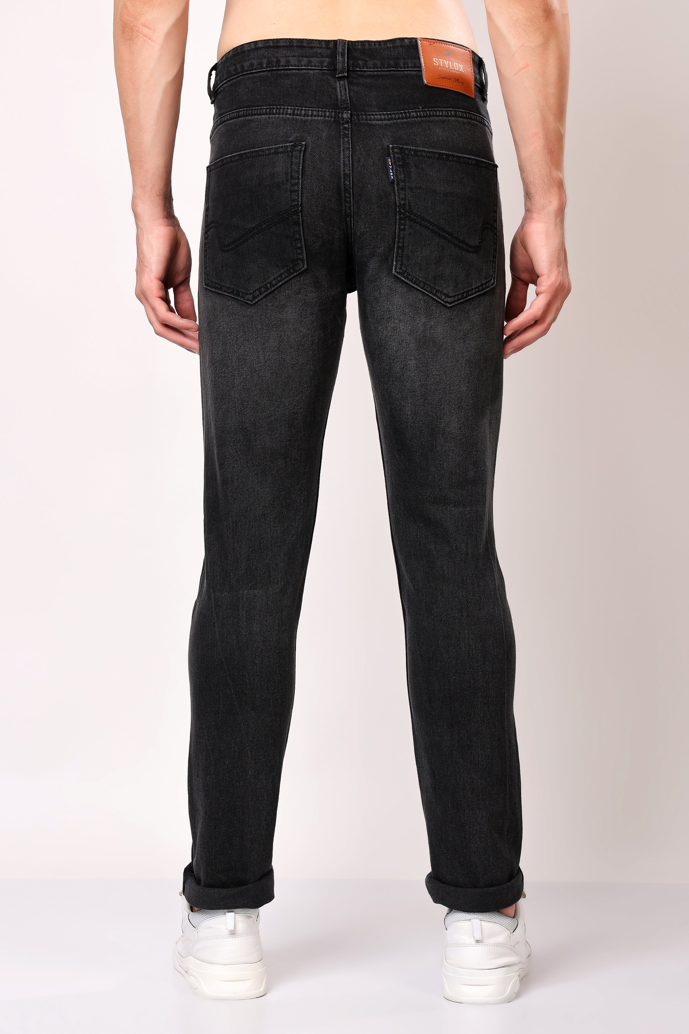 Stylox Slim Fit Casual Denim Jeans for Men - Colors: Grey, Dark Grey & Light Grey |