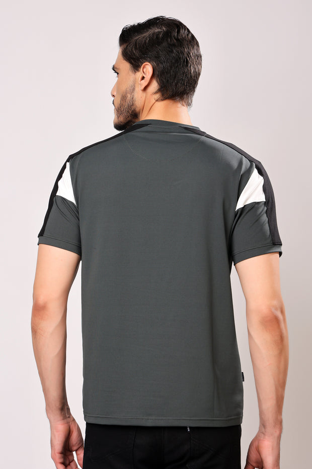 Stylox Men's Round Neck Casual Printed T-Shirt