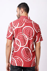Stylox Half Sleeve Printed Casual Shirt