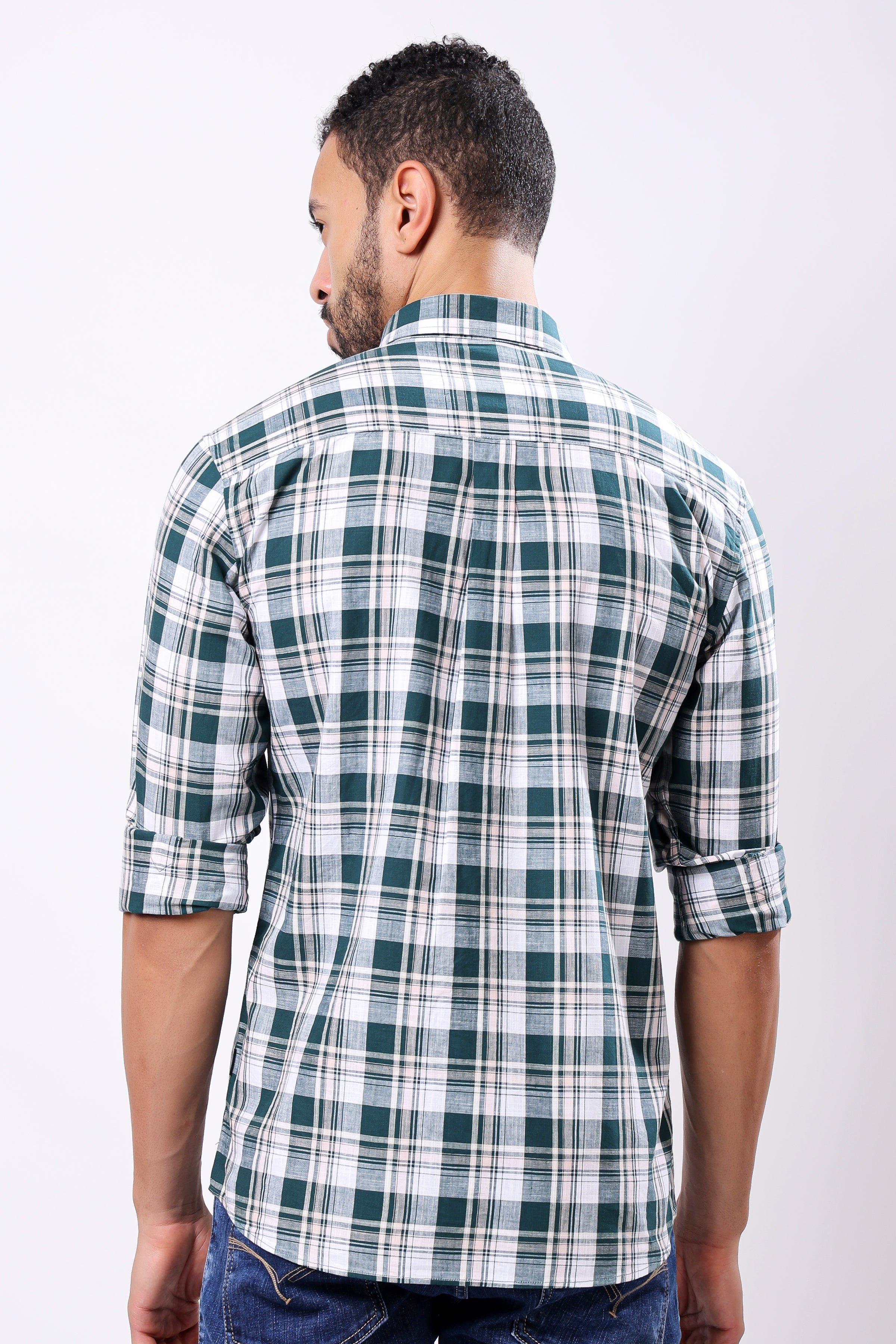 Stylox Full Sleeve Casual Check Shirt For Men - Stylox