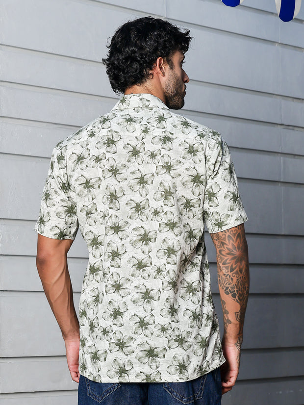 Stylox Half Sleeve Printed Casual Shirt