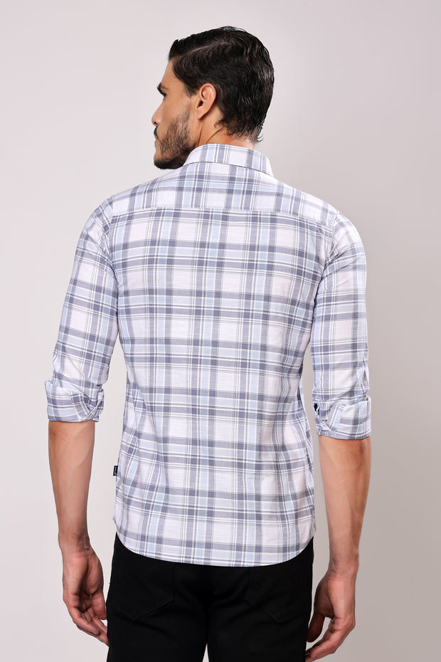 Stylox Men's Full Sleeve Casual Check Shirt