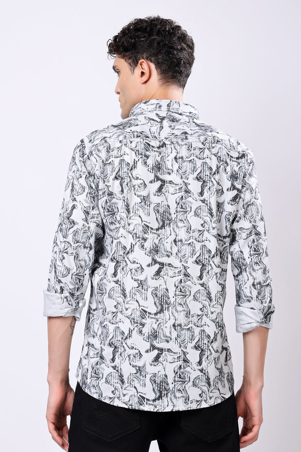 STYLOX Printed Full Sleeve Casual Shirt