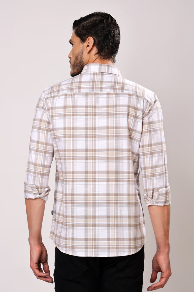 Stylox Men's Full Sleeve Casual Check Shirt