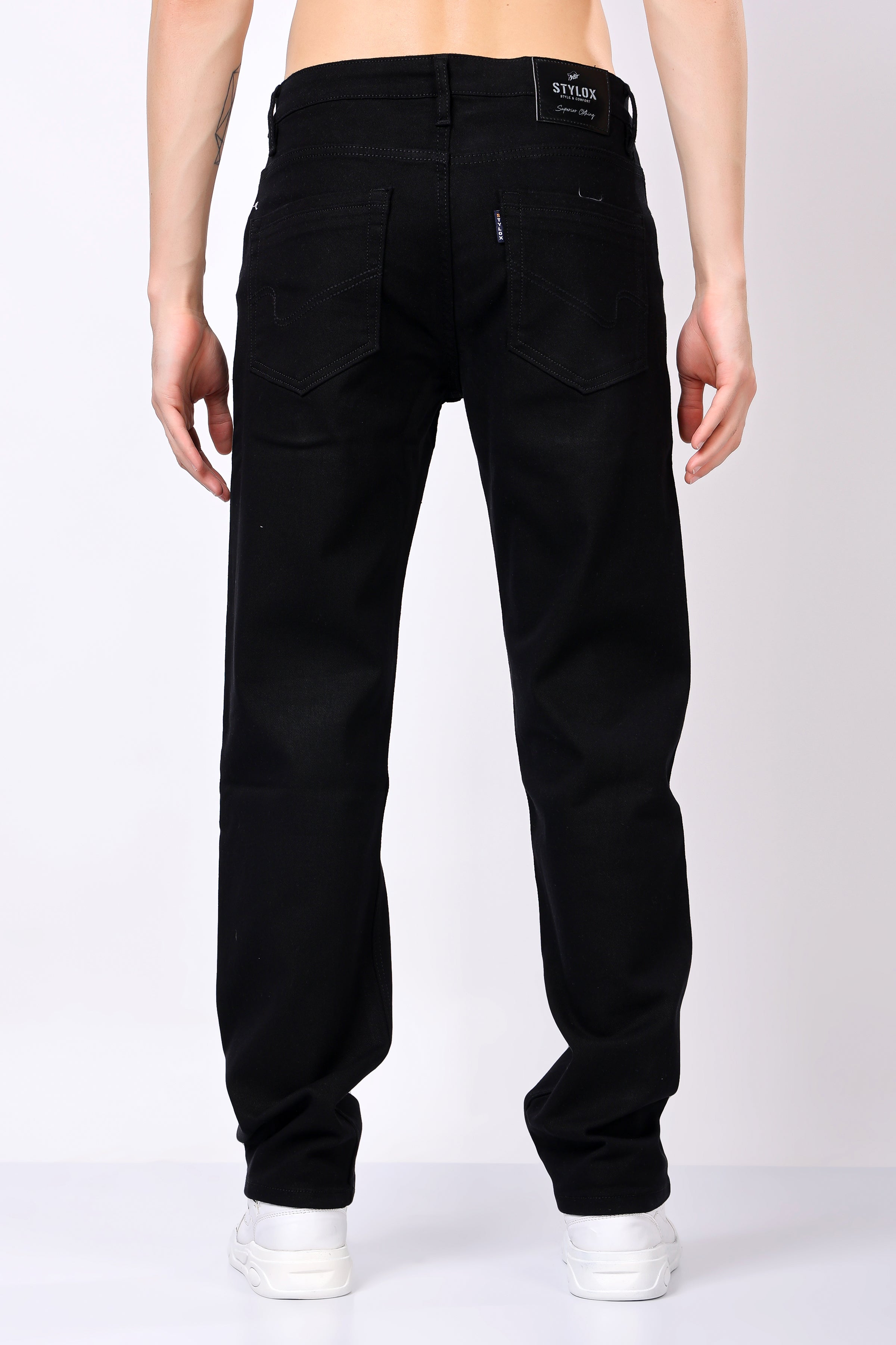Stylox Men's Comfort Fit Denim Jeans - Stylox